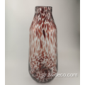Λεοπάρδαλη γυάλινο βάζο για σύγχρονη διακόσμηση σπιτιού